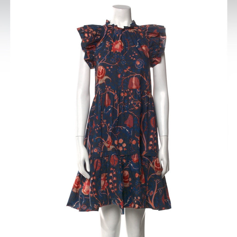 Ulla Johnson Floral Knee Length Dress - S